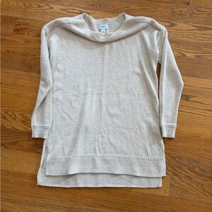Old Navy Women's Beige Tunic Sweater